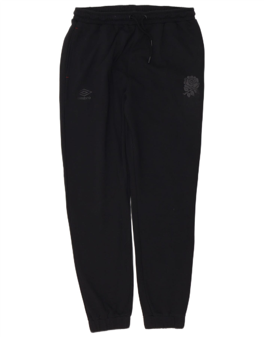Umbro Herren-Trainingshose, Jogginghose, mittelschwarz, geblümt, Baumwolle