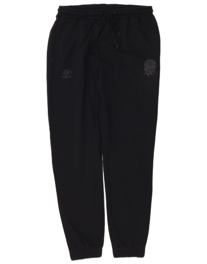 Umbro Herren-Trainingshose, Jogginghose, mittelschwarz, geblümt, Baumwolle