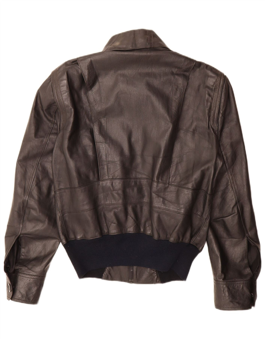 Albert Damen Lederjacke UK 16 Large Braun