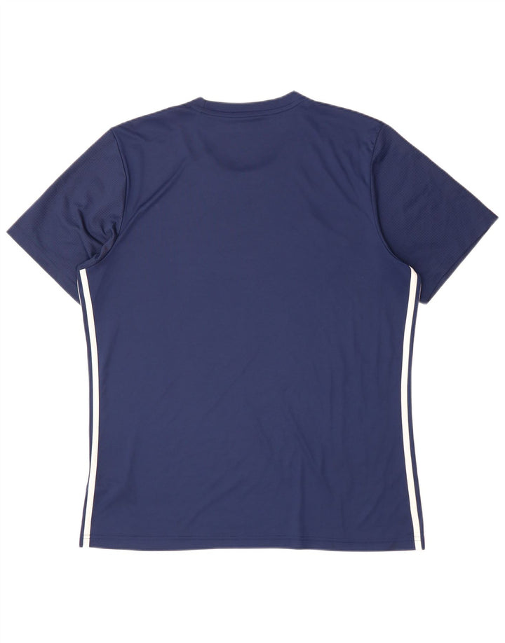 ADIDAS Herren Aeroready Slim Fit T-Shirt Top XL Marineblau Polyester