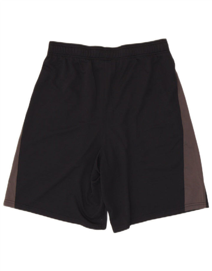 UNDER ARMOUR Herren-Sportshorts, Größe L, Schwarz, Farbblock