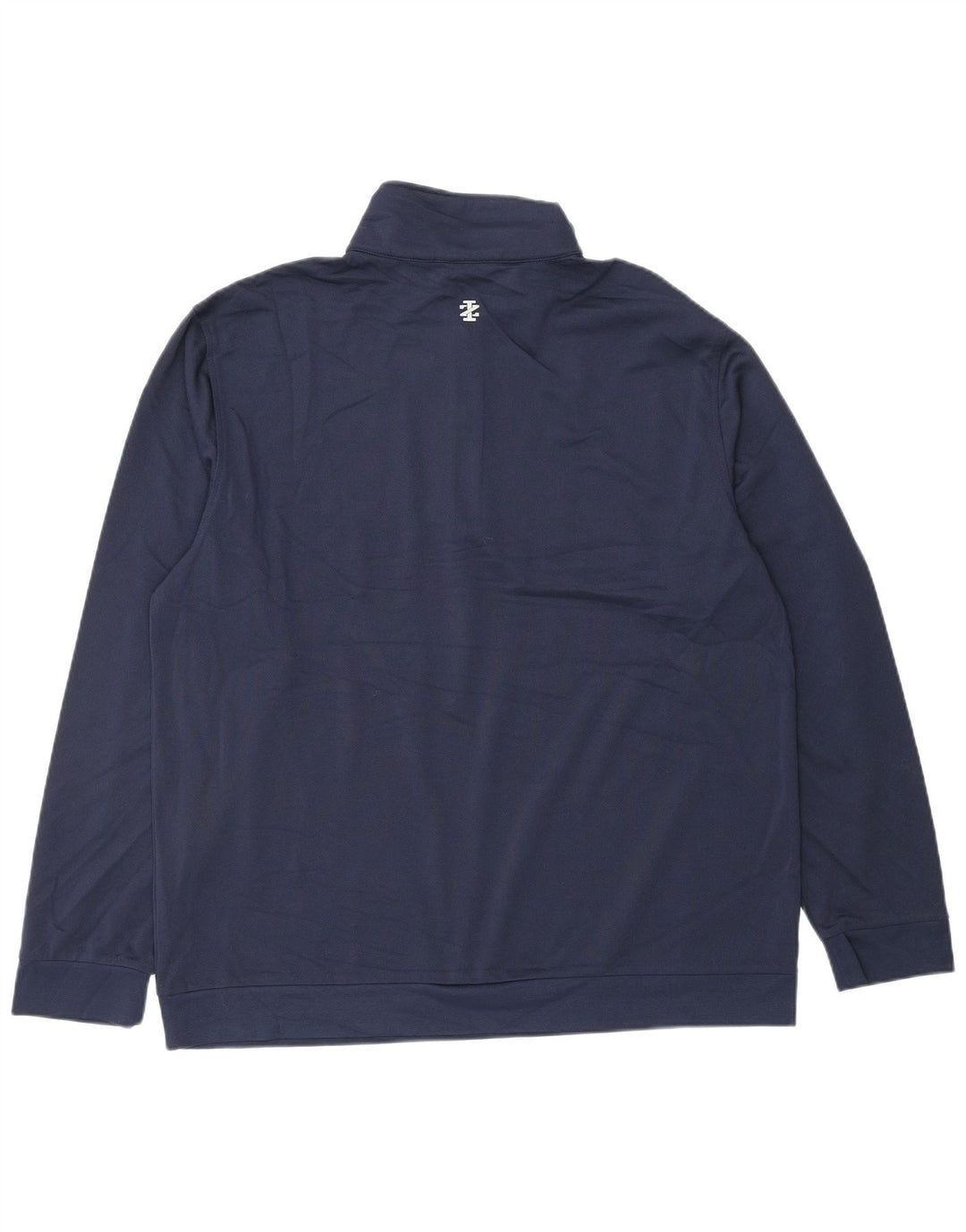 IZOD Herren-Sweatshirt mit Reißverschluss am Hals, groß, marineblau, Polyester