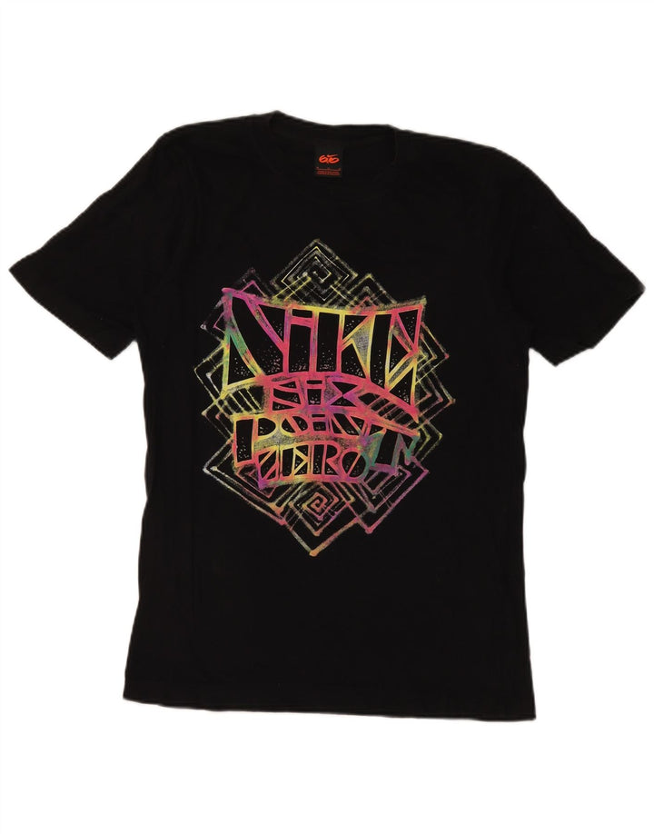 NIKE Herren-T-Shirt mit Grafik, mittelgroß, Schwarz