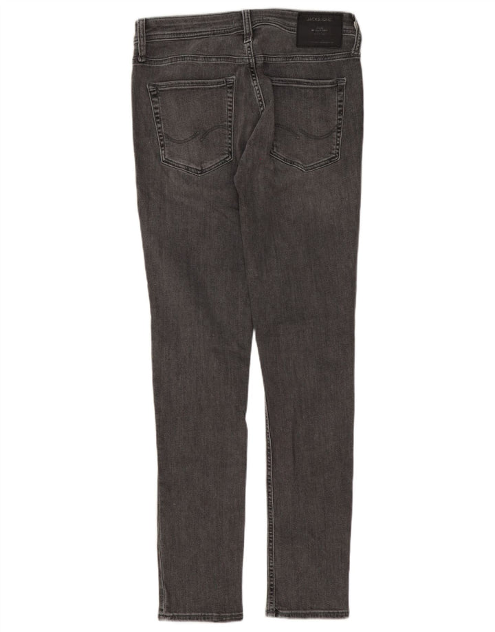 Jack & Jones Herren Liam Skinny Jeans W32 L32 Graue Baumwolle