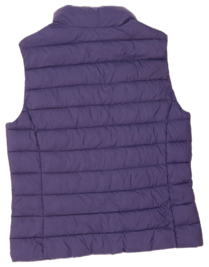 Carrera Damen Wattierte Weste UK 16 Large Marineblau Polyamid