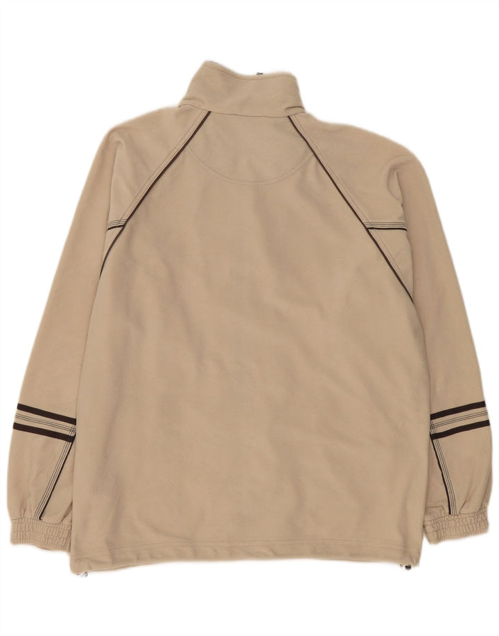 Lotto Herren-Trainingsanzug-Top-Jacke, UK 40/42, groß, beige, Polyester