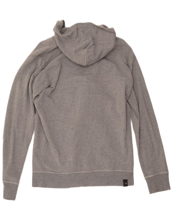 Diesel Damen Zip Hoodie Pullover UK 16 Large Grau