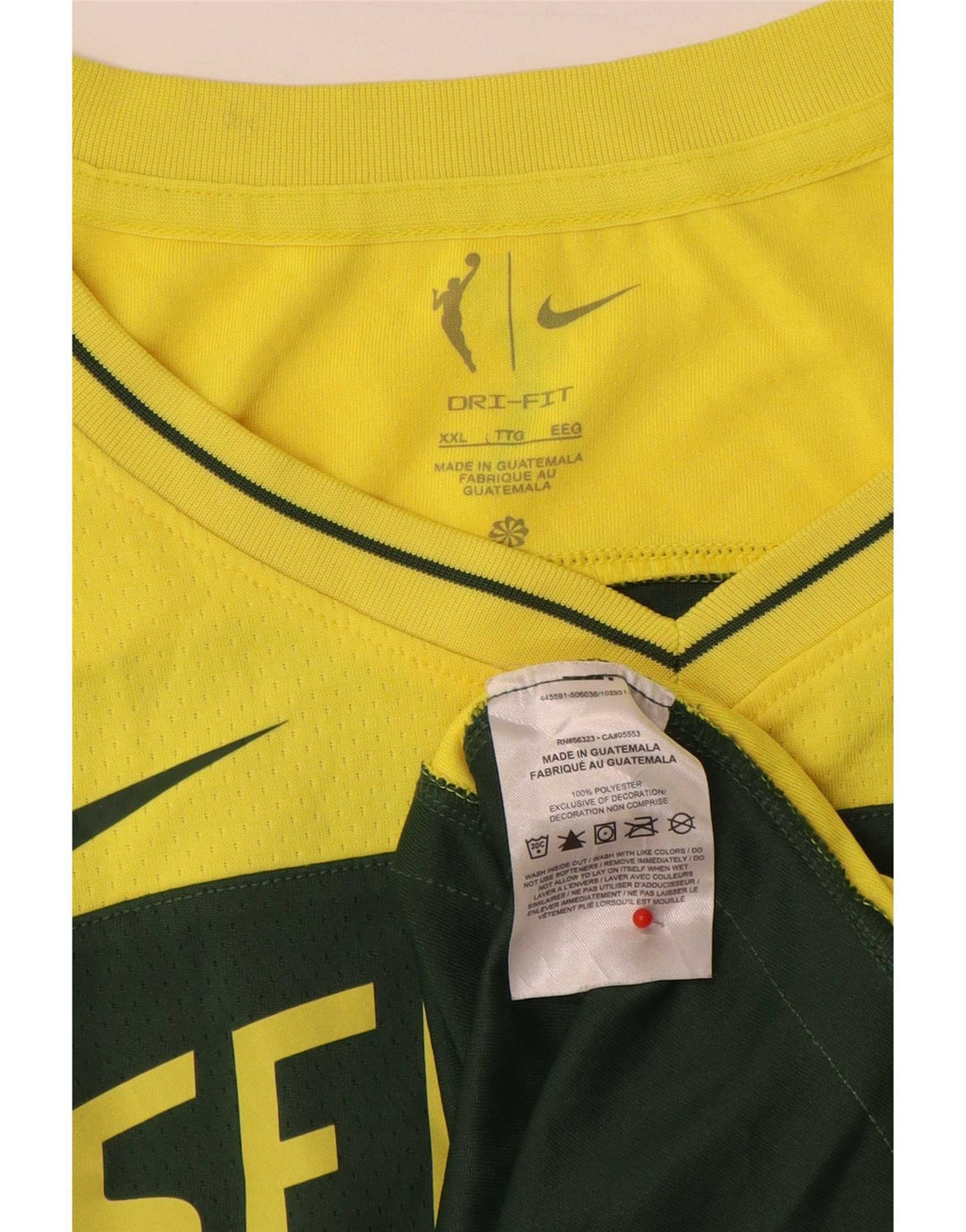 Nike Herren Seattle Grafik-Weste, 2XL, grünes Farbblock-Polyester