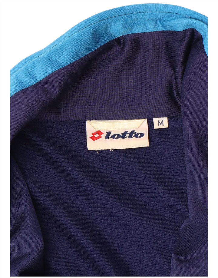 Lotto Herren-Trainingsanzug-Top-Jacke, mittelgroß, Marineblau, Farbblock