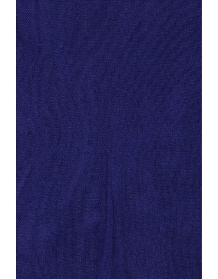 Marks & Spencer Damen-Pullover mit U-Boot-Ausschnitt, UK 14, Mittelblau, Acryl