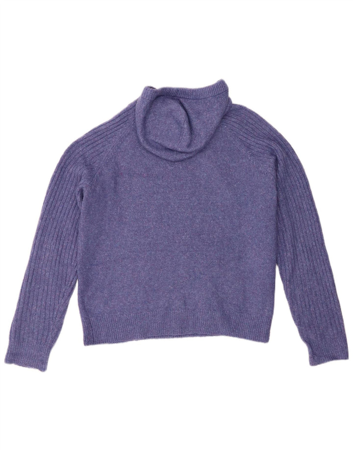 Marks & Spencer Damen-Pullover mit Kapuze, übergroß, Gr. 14, Mittelviolett
