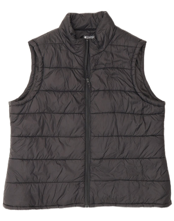 Mountain Warehouse Wattierte Damenweste, UK 20 2XL, schwarzes Nylon