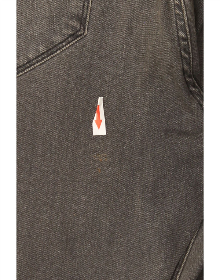 MARKS & SPENCER Herren Straight Jeans W34 L29 Graue Baumwolle