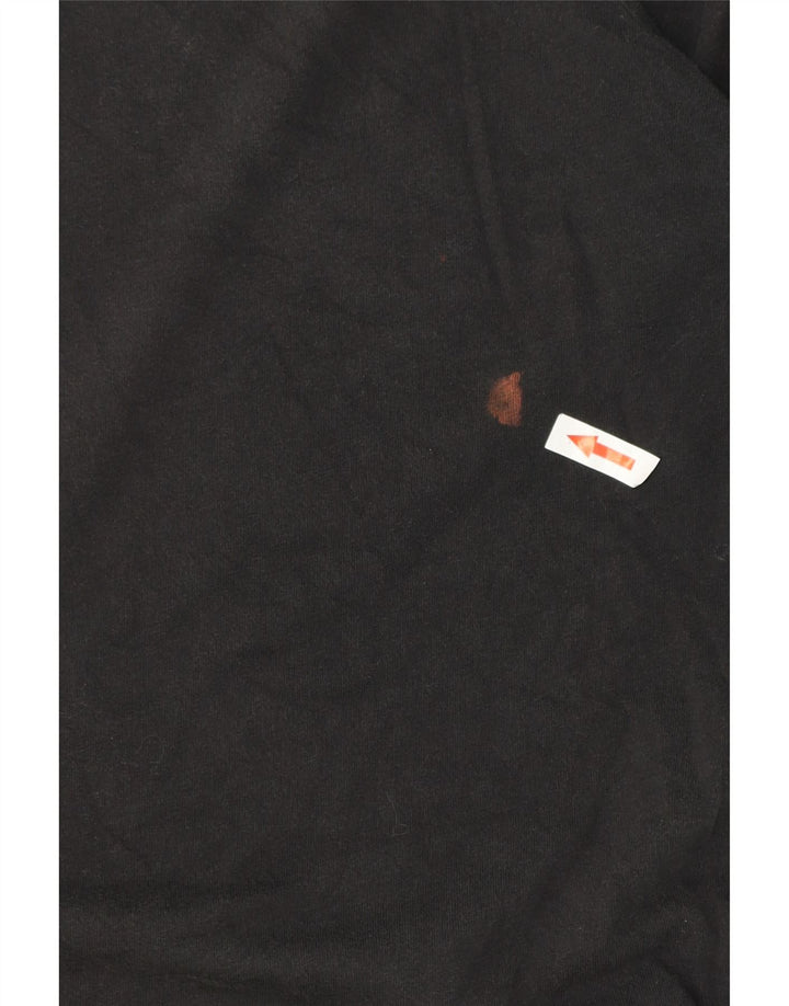 ADIDAS Herren T-Shirt Top Medium Schwarz Baumwolle