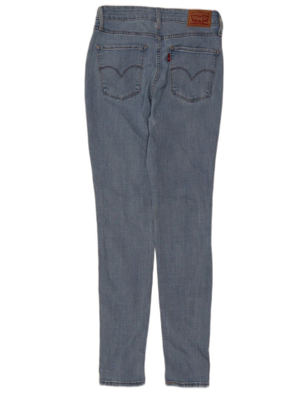 Levi's Damen 721 High Rise Skinny Jeans W28 L30 Blaue Baumwolle
