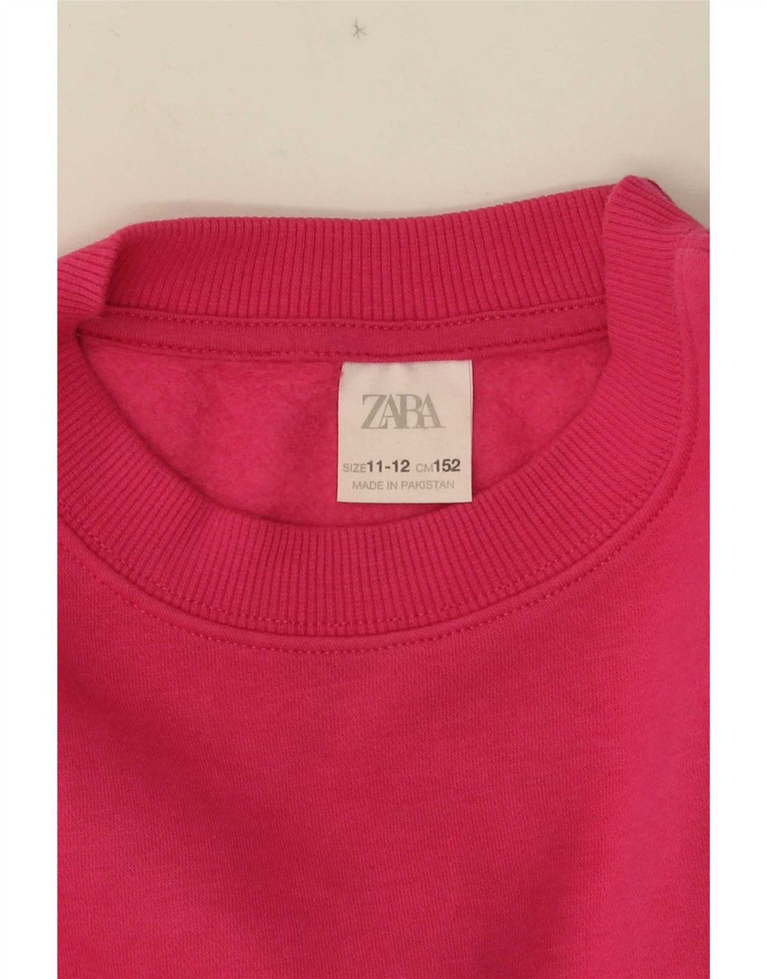 Zara Mädchen Sweatshirt Pullover 11-12 Jahre Rosa