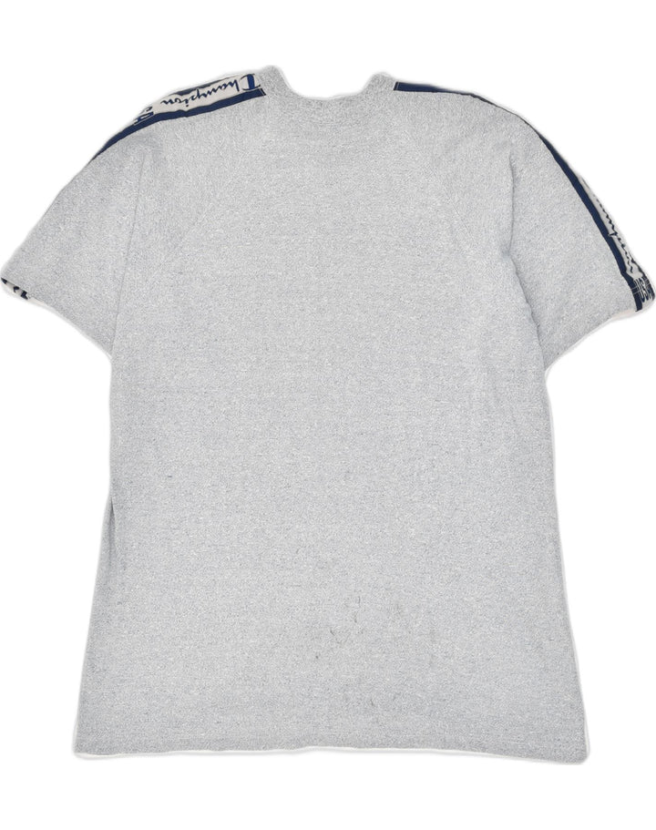 CHAMPION Mens Graphic T-Shirt Top XL Grey Cotton Vintage Champion and Second-Hand Champion from Messina Hembry 