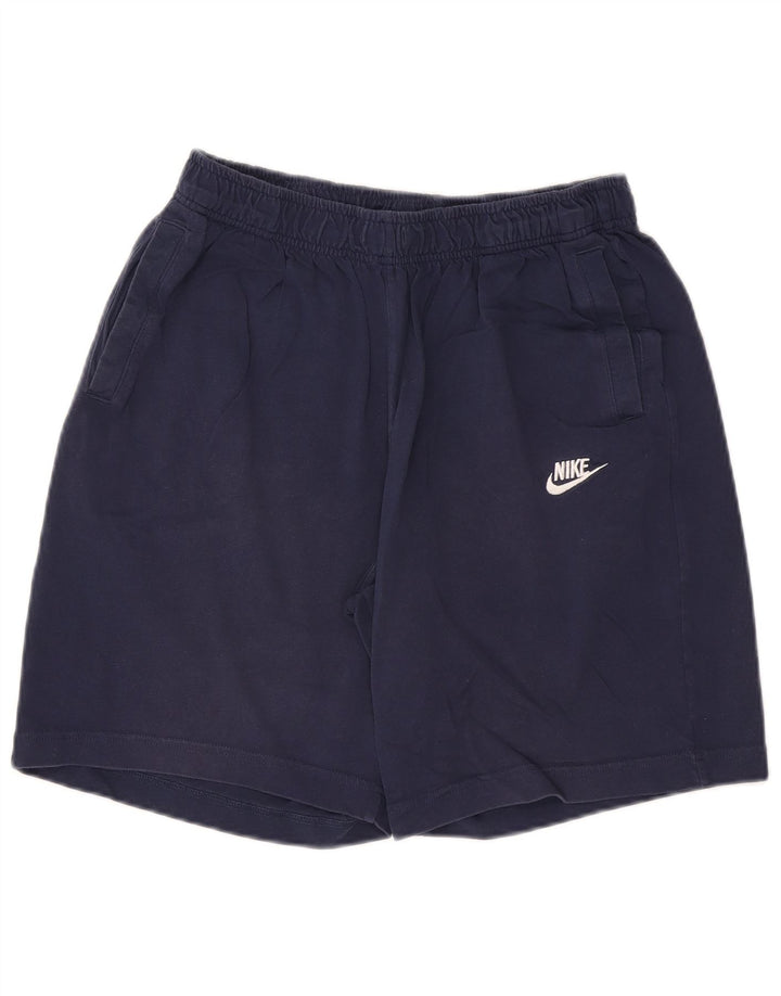 Nike Herren-Sportshorts, groß, marineblau, Baumwolle