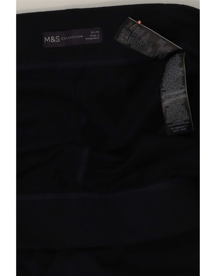 Marks & Spencer Damen Leggings UK 18 XL Marineblau Baumwolle