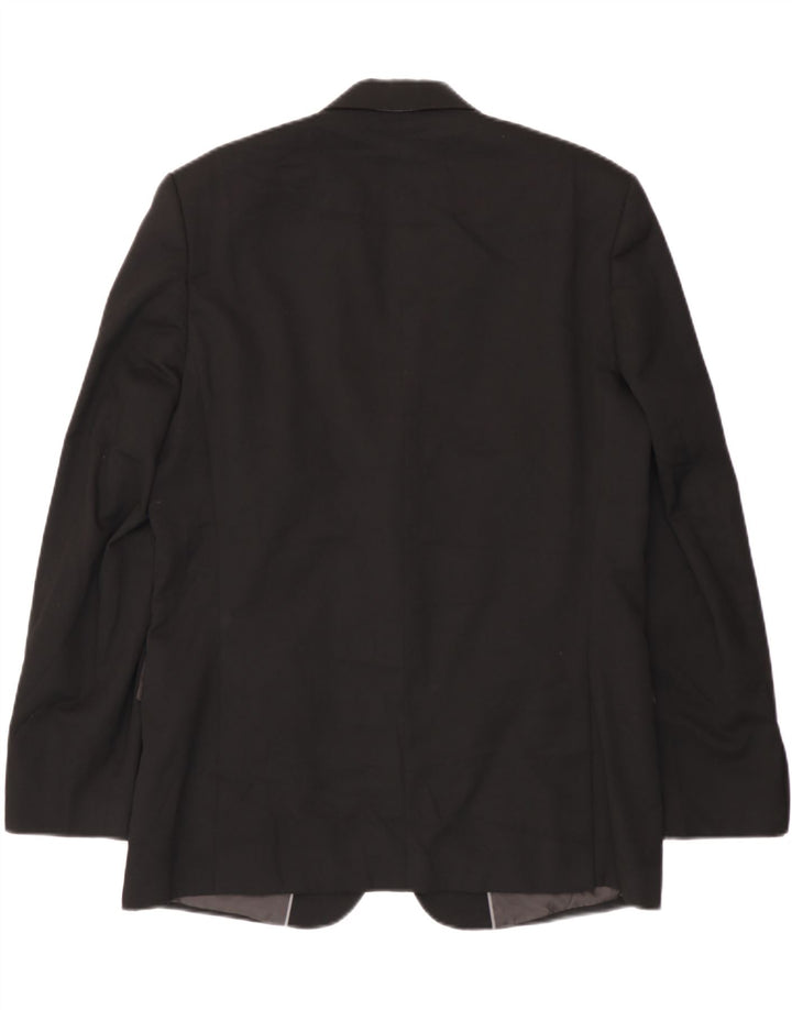 Marks & Spencer Herren-Blazer, lang, mit 2 Knöpfen, Gr. 42, Größe L, Schwarz