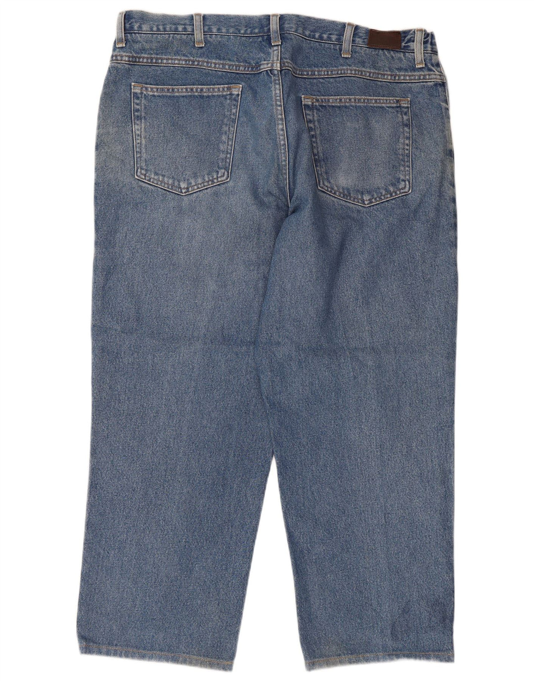 L.L.Bean Herren Straight Jeans W38 L29 Blaue Baumwolle