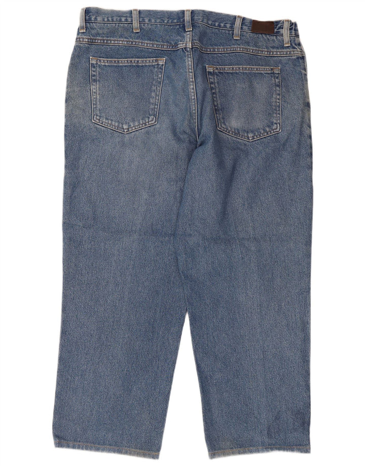 L.L.Bean Herren Straight Jeans W38 L29 Blaue Baumwolle