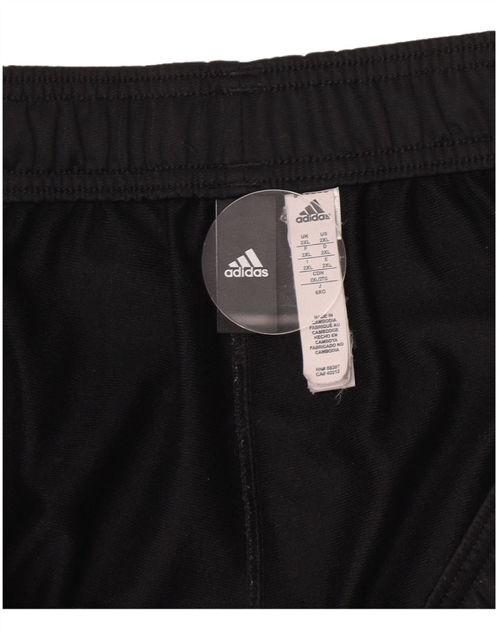 Adidas Herren Trainingshose 2XL Schwarz Polyester