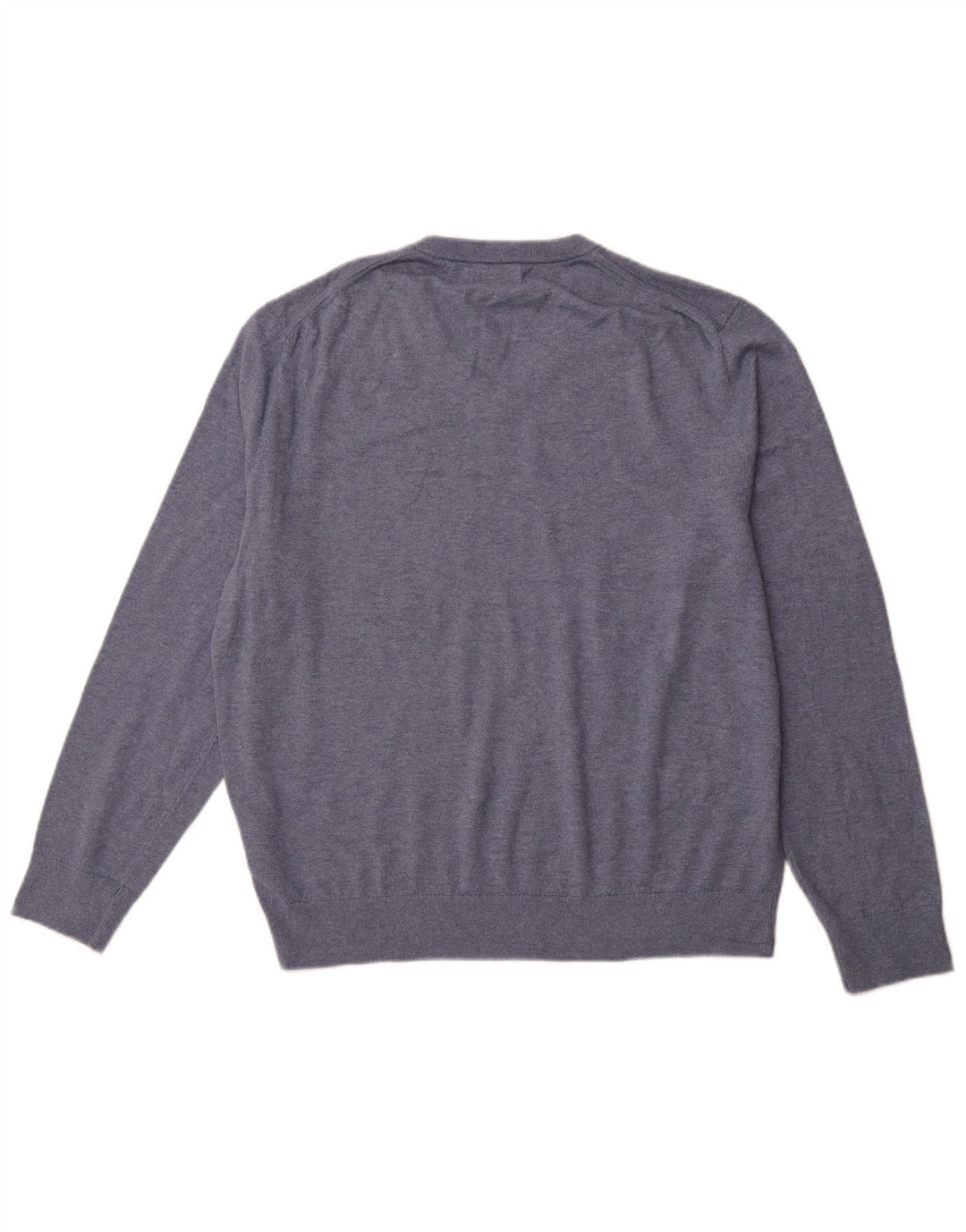 NAUTICA Herren Navtech Pullover mit V-Ausschnitt, groß, blaue Baumwolle