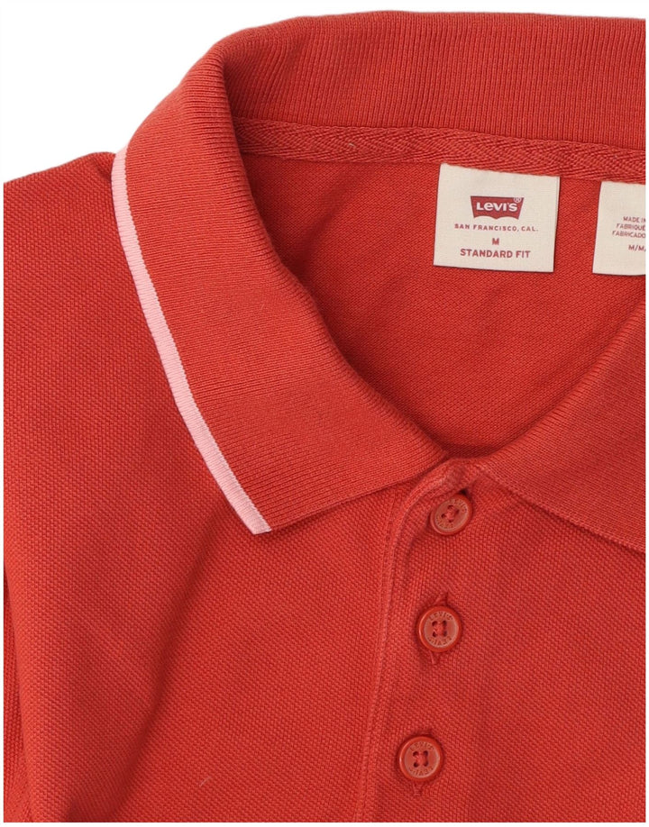 LEVI'S Herren-Poloshirt mit Standard-Passform, Mittelrot