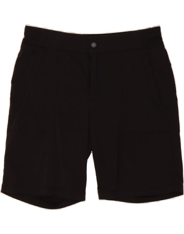 ATHLETA Womens Chino Shorts US 12 Large W34  Black Nylon Vintage Athleta and Second-Hand Athleta from Messina Hembry 