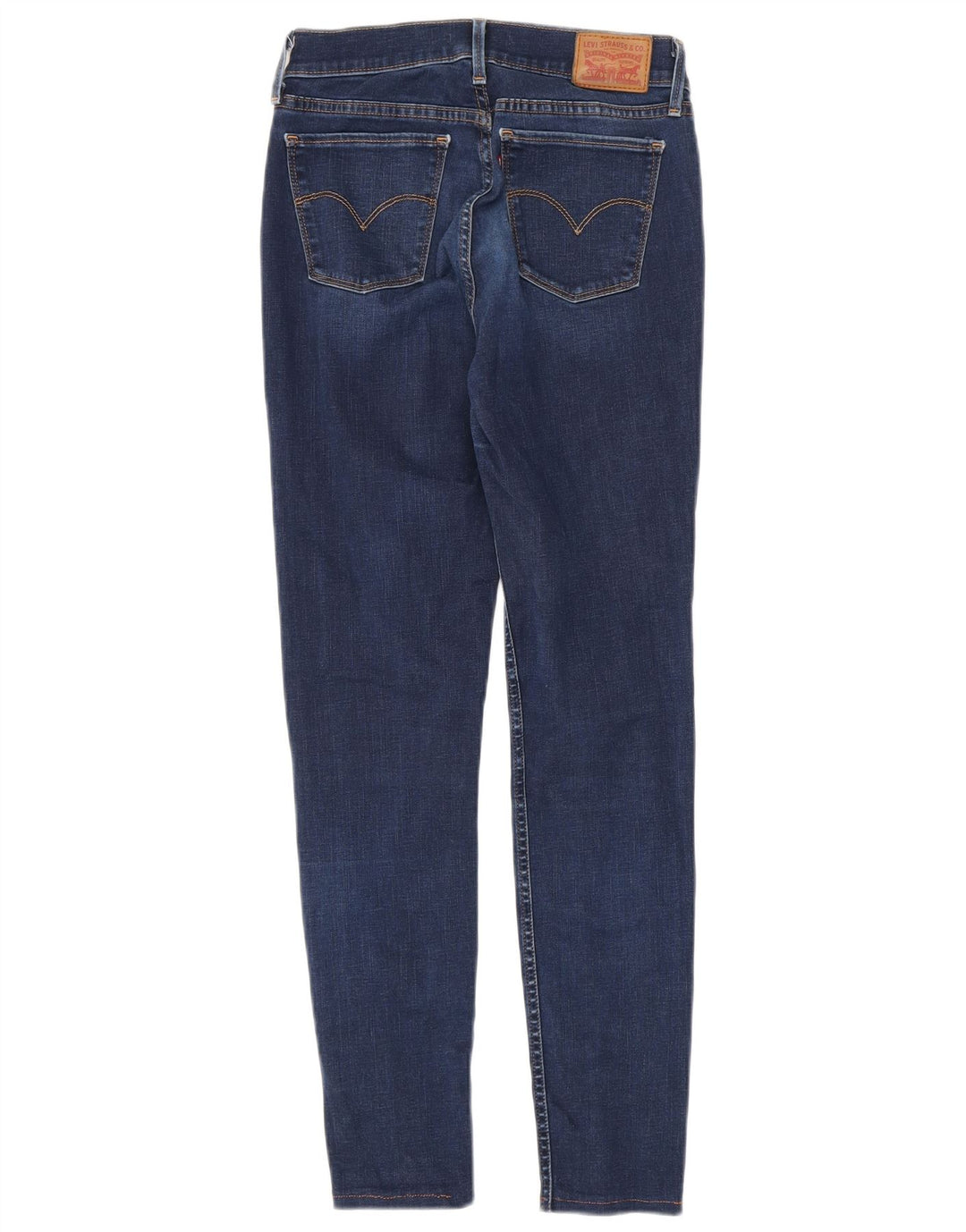 Levi's Damen 710 Super Skinny Jeans W28 L29 Marineblau