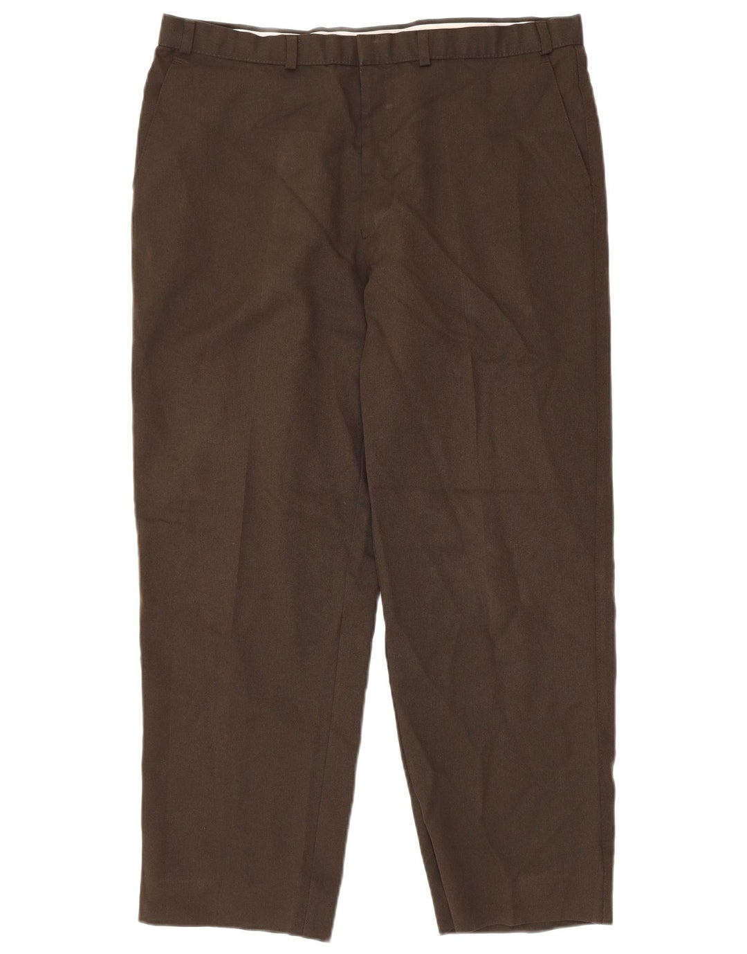 Marks & Spencer Herren Tapered Freizeithose W38 L31 Braunes Polyester