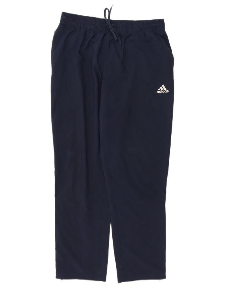 Adidas Herren-Trainingshose, groß, marineblau, Polyester