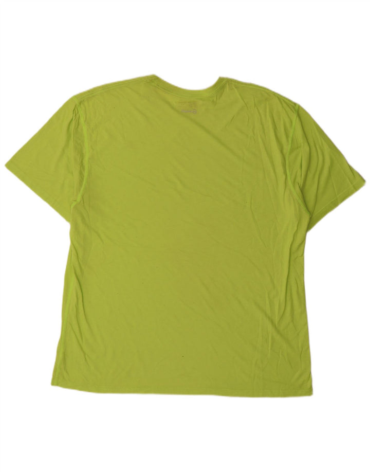 RUSSELL ATHLETIC Herren Dri-Power T-Shirt Top 2XL Grün Polyester