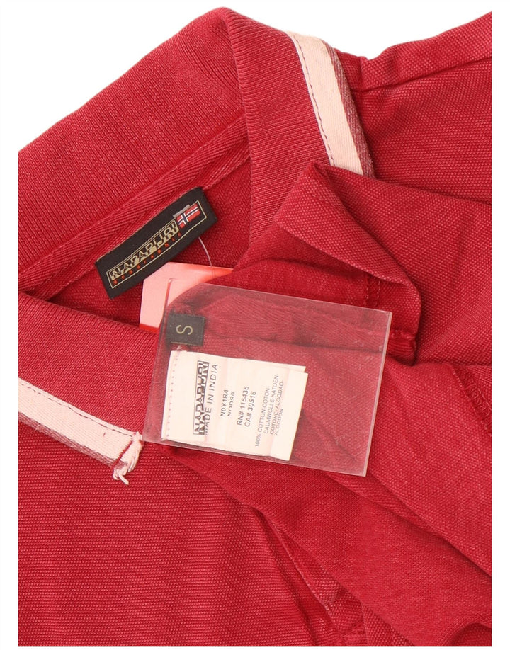 Napapijri Herren Geographic Poloshirt, Größe S, Kastanienbraun