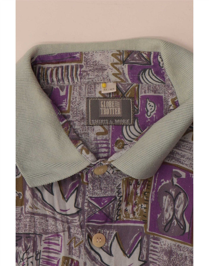 Globe Trotter Herren-Kurzarmshirt, Größe 41/42, groß, mehrfarbig