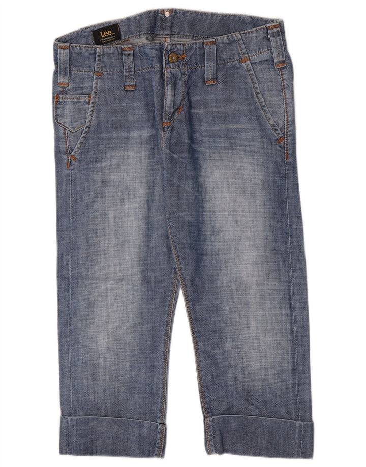 Lee Damen Key West Capri-Jeans W29 L21 Blaue Baumwolle
