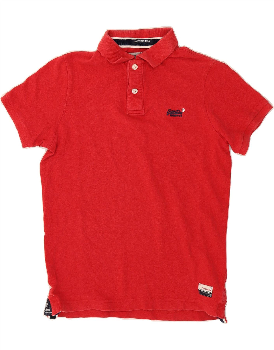 SUPERDRY Mens Polo Shirt XL Red Cotton Vintage Superdry and Second-Hand Superdry from Messina Hembry 