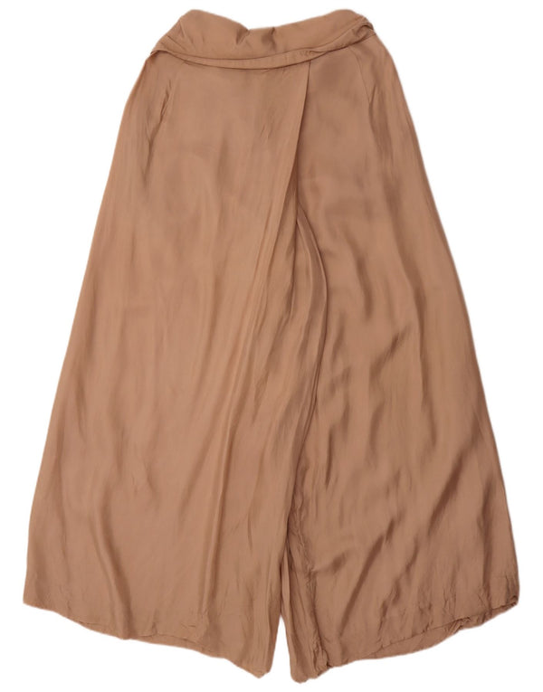 Reiss Damen-Freizeithose mit weitem Bein, UK 6, XS, W28, L30, braun, Cupro