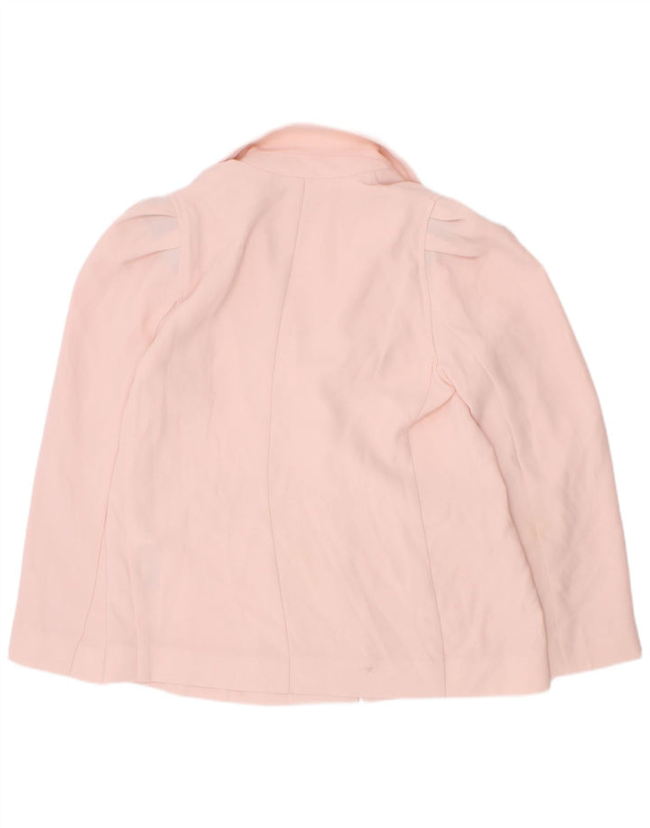 Liu Jo Mädchen-Blazerjacke mit 1 Knopf, 7–8 Jahre, rosa, Polyester