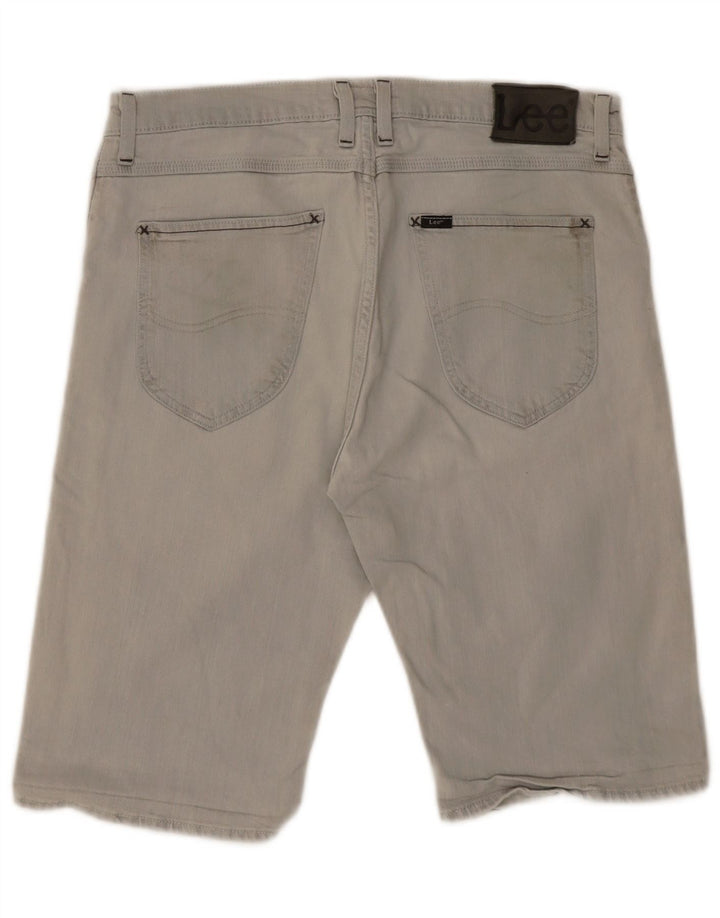 Lee Herren 5-Pocket-Short-Jeansshorts W32 mittelgraue Baumwolle