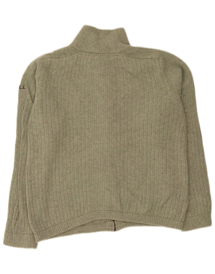 O'Neill Herren-Cardigan mit durchgehendem Reißverschluss, große Khaki-Wolle