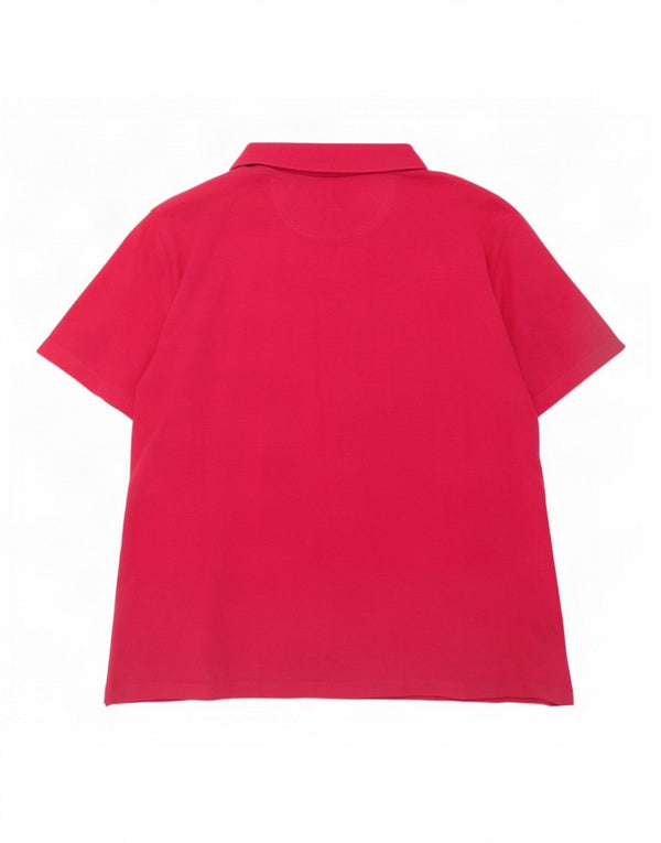 Jack Wolfskin Damen Poloshirt UK 18 XL Rosa Polyester