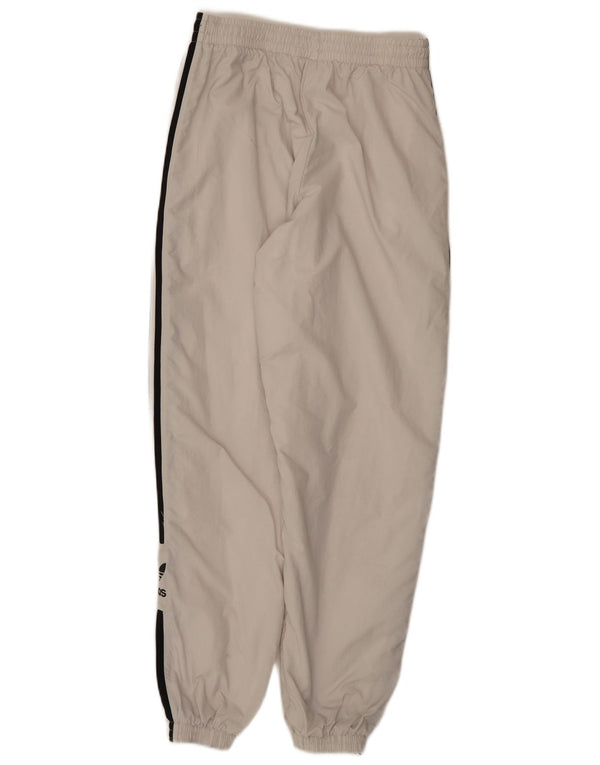 Adidas Damen Trainingshose Jogger UK 10 Small Weiß Nylon
