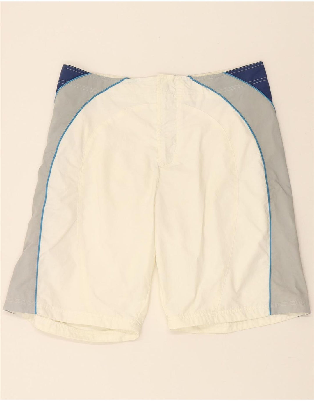 CHAMPION Mens Swimming Shorts Large  White Colourblock Polyamide Vintage Champion and Second-Hand Champion from Messina Hembry 