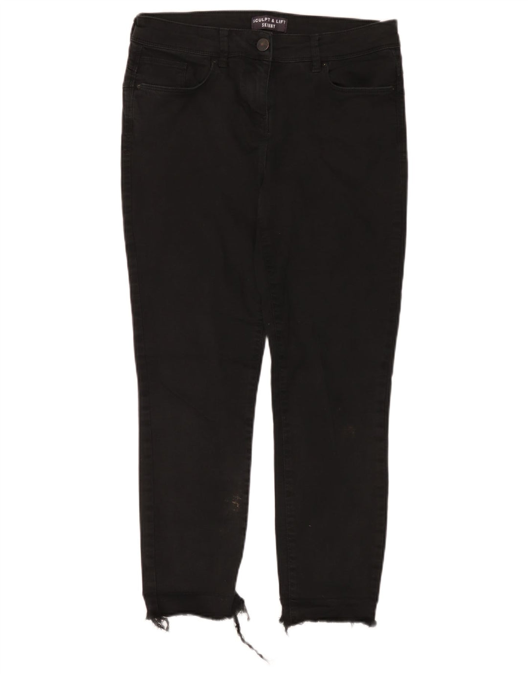 Marks & Spencer Damen Skinny Jeans UK 12 Medium W30 L26 Schwarz