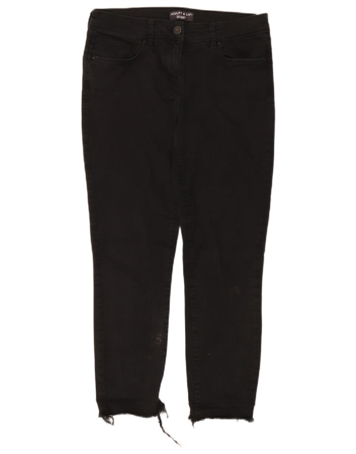 Marks & Spencer Damen Skinny Jeans UK 12 Medium W30 L26 Schwarz