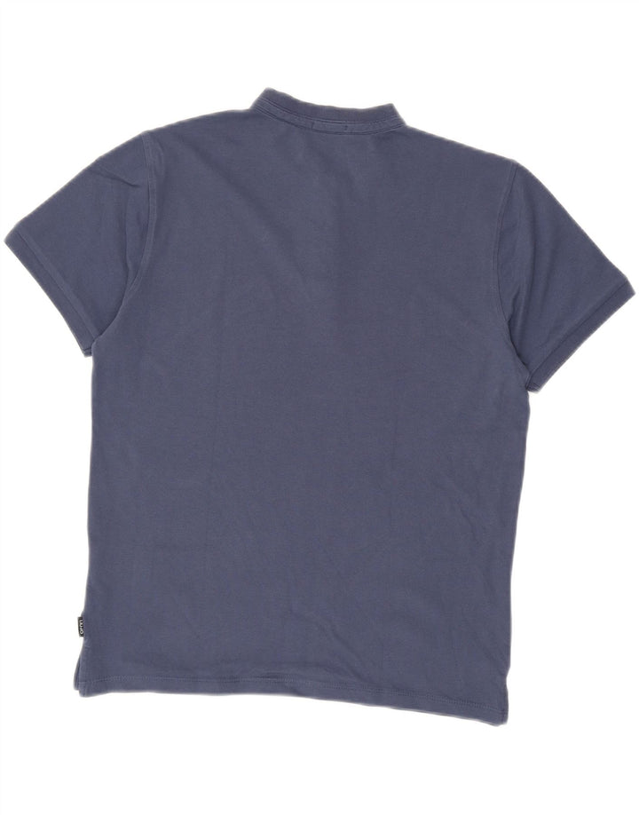 LIU JO Herren-Poloshirt, mittelgroß, marineblau, Baumwolle