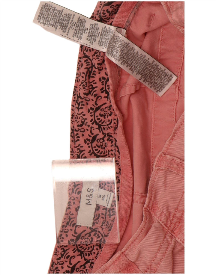 Marks & Spencer Damen Jogger-Cargohose UK 16 Large W34 L29 Pink