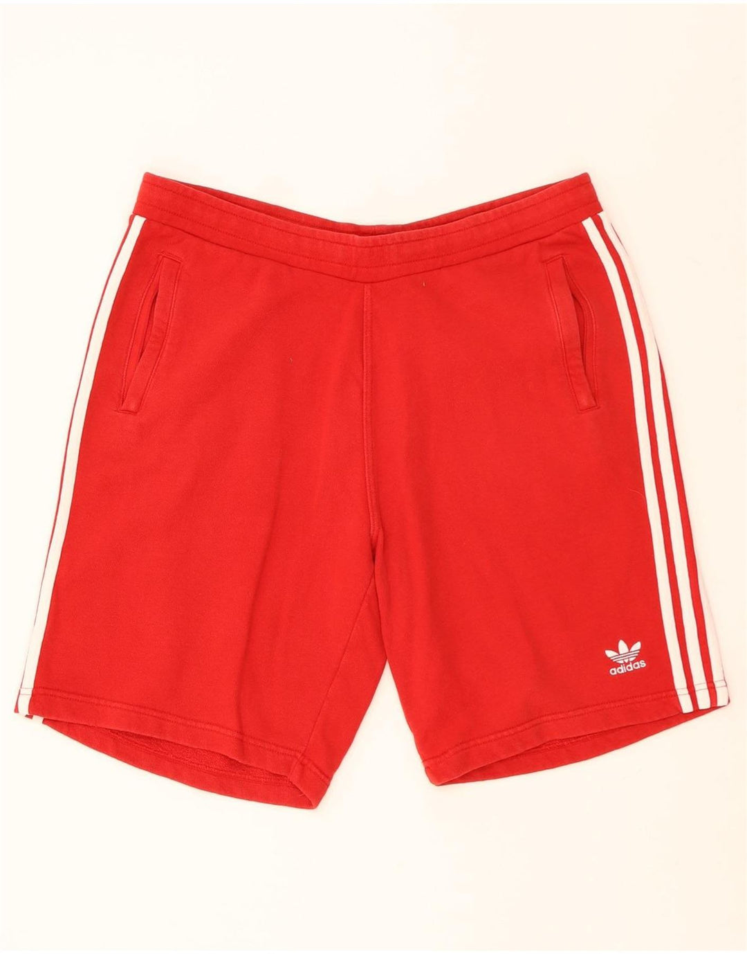 Adidas Herren Sport Shorts Große rote Baumwolle